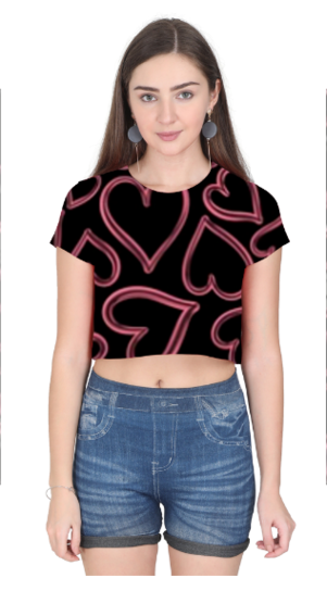 Zoad`s premium Full Printed Crop Top