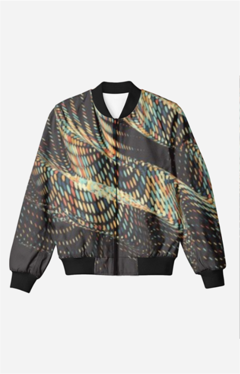 Full-Printed Classic Bomber Jacket