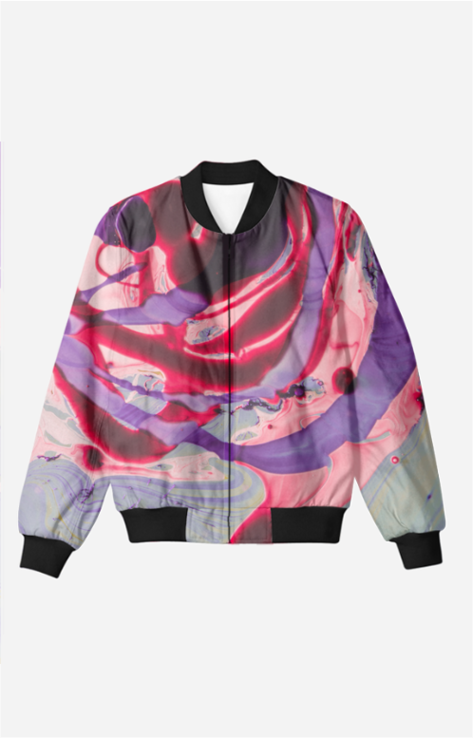 ZOAD's Unisex Printed Unique AOP Bomber Jacket