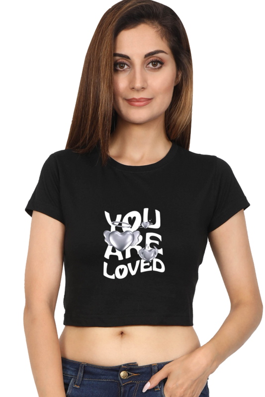 YOU ARE LOVED ZOAD`S CROP TOP